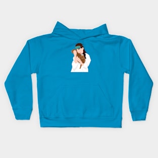 Holly and cat. Kids Hoodie